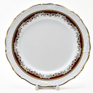 Тарелка мелкая Красная лилия