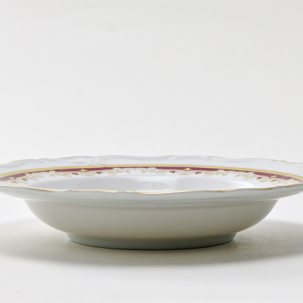 Тарелка глубокая Красная лилия