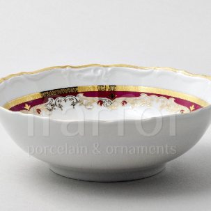 Салатник Красная лилия Мария Луиза