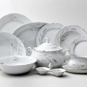 Сервиз столовый Констанция Серебряные колосья 6/27 Констанция