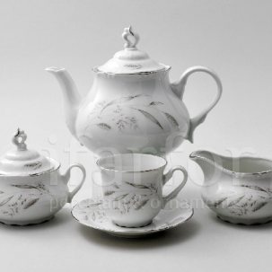Сервиз чайный Констанция Серебряные колосья 6/17 Констанция