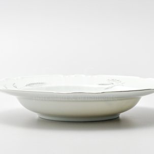 Тарелка глубокая Констанция Серебряные колосья