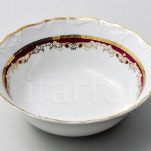 Салатник Красная лилия Мария Луиза