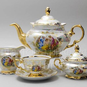 Сервиз чайный Мадонна Перламутр 6/15 Корона