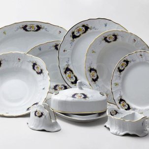 Сервиз столовый Бернадотт Синий глаз 6/25 Бернадотт