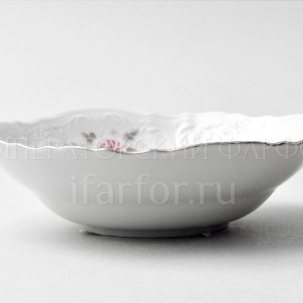 Салатник Бернадотт Серая роза платина Бернадотт