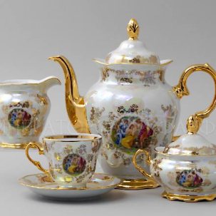 Сервиз кофейный Мадонна Перламутр 6/17 Мадонна