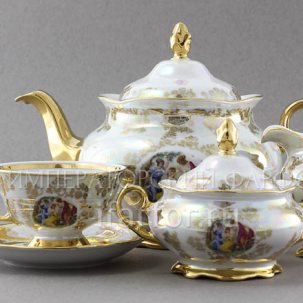 Сервиз чайный Мадонна Перламутр 539 6/17 Мадонна