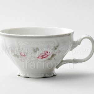 Чашка без блюдца Бернадотт Серая роза платина Бернадотт