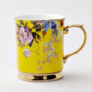 Кружка Flower желтый Royal Classics 400 мл.