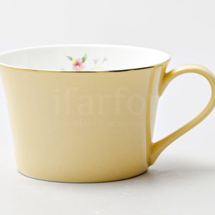 Чашка чайная Времена года. Желтый Мозамбик