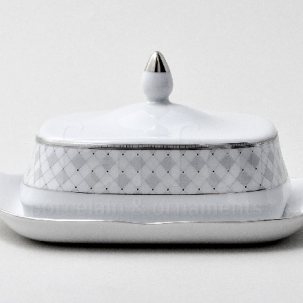 Масленка и крышка второй сорт Серая сетка Платина Repast