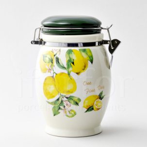 Банка для сыпучих продуктов Лимоны Royal Classics