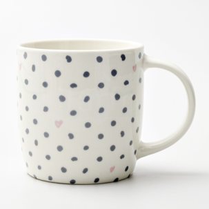 Кружка Серый горошек Royal Classics