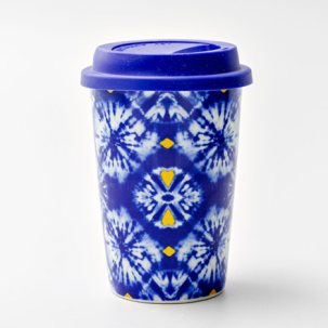 Термокружка Калейдоскоп синий 1/2 Royal Classics