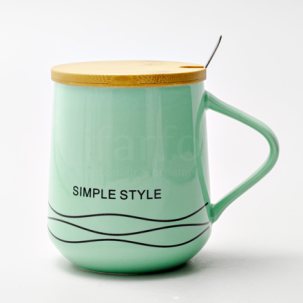 Кружка с крышкой и ложкой SIMPLE STYLE Royal Classics