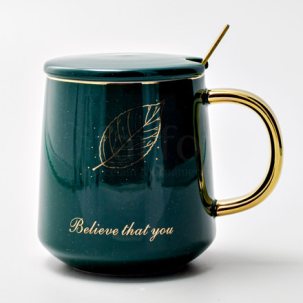 Кружка с крышкой и ложкой BELIEVE THAT YOU Royal Classics