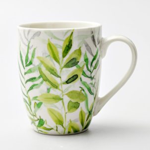 Кружка Акварельные листья 4 Royal Classics