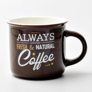 Кружка Always original fresh end natural coffee (шоколад) Royal Classics