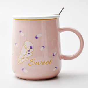 Кружка с крышкой и ложкой Sweet Royal Classics