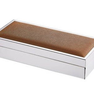 Шкатулка второй сорт Fibre (коричневый) Прямоугольная