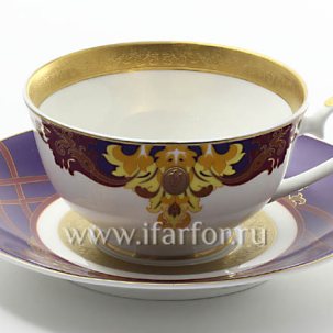 Чашка с блюдцем чайная Барокко оригинальный 1/2 La Maison
