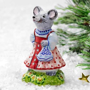 Скульптура Мышь девочка