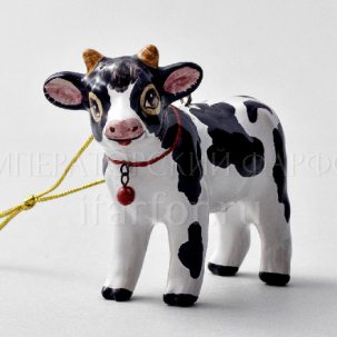 Елочная игрушка Бычок