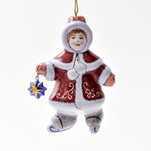 Елочная игрушка Фигуристка 2