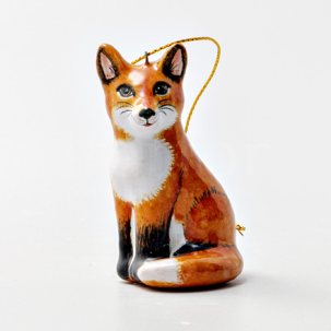 Елочная игрушка Лиса