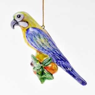 Елочная игрушка Попугай
