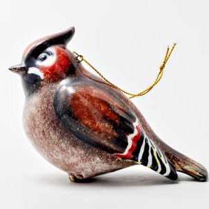 Елочная игрушка Свиристель