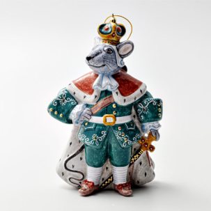 Елочная игрушка Мышиный король большой