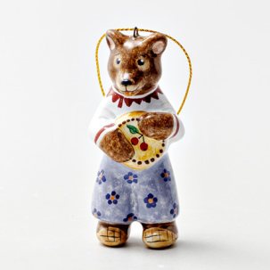 Елочная игрушка Мишутка