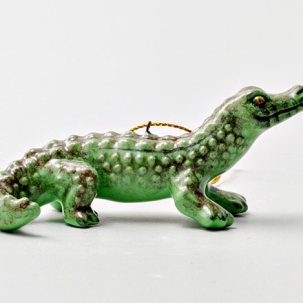 Елочная игрушка Крокодил