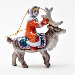 Елочная игрушка Герда Снежная королева. Герда 1 94 x 95 мм.