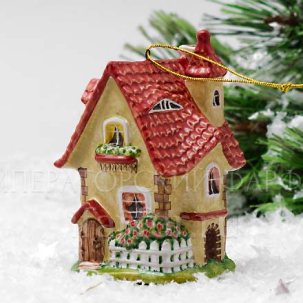 Елочная игрушка Голландский домик Голландский домик летний