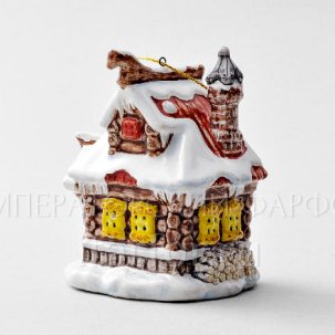 Елочная игрушка Избушка