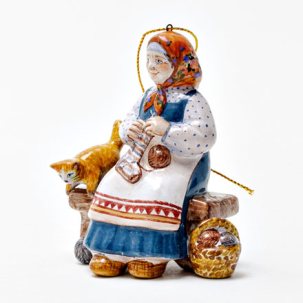 Елочная игрушка Бабушка