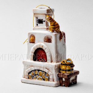 Елочная игрушка Русская печь