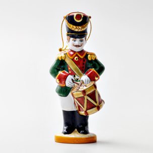 Елочная игрушка Солдат с барабаном