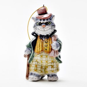 Елочная игрушка Золотой ключик. Кот Базилио