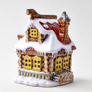 Подсвечник Изба Деда Мороза Изба