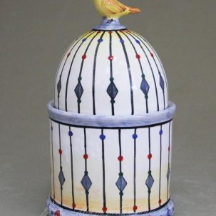 Шкатулка с птичкой 82 x 150 мм.