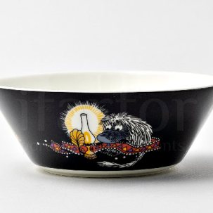 Пиала Предок (черная) Arabia MOOMIN 150 мм.