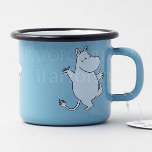 Кружка Retro Муми-Тролль (голубая)