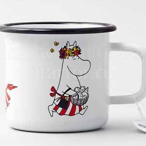 Кружка Retro Муми-мама (белая) Muurla