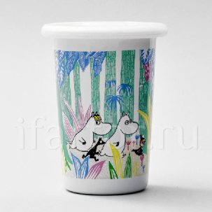 Стакан с силиконовой крышкой В джунглях Muurla