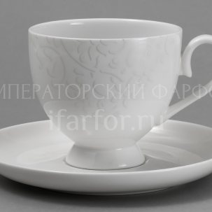Чашка с блюдцем чайная Облака 1/2 Royal Aurel