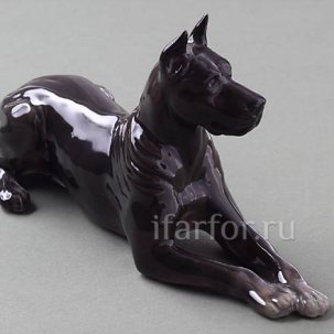 Скульптура Дог чёрный
